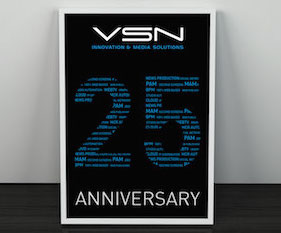 VSN celebrates its 25th Anniversary in the Media & Entertainment industry at NAB 2015