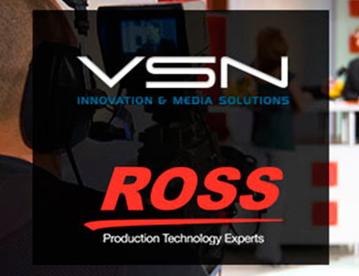 VSN y Ross Video presentan su flujo de producción de noticias en IBC.