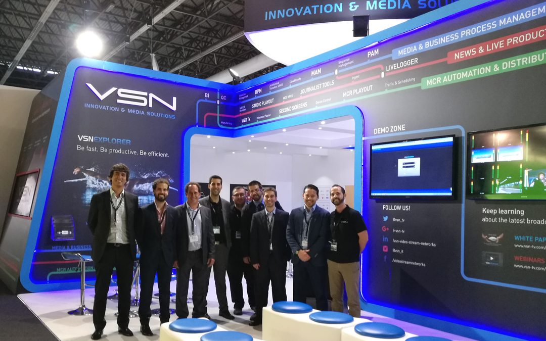 VSN closes IBC 2016 with new international agreements and a great welcoming of all its latest software developments