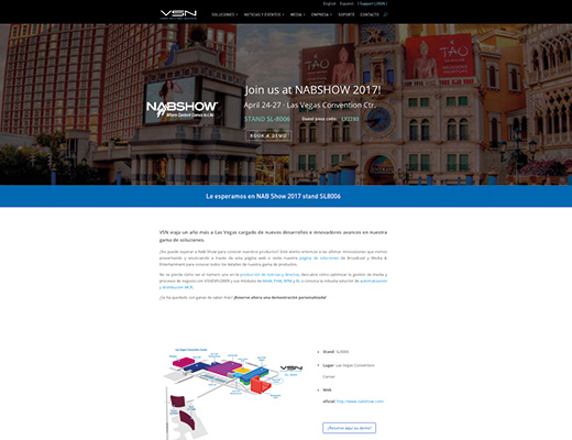 VSN launches new website specially dedicated to NAB Show 2017