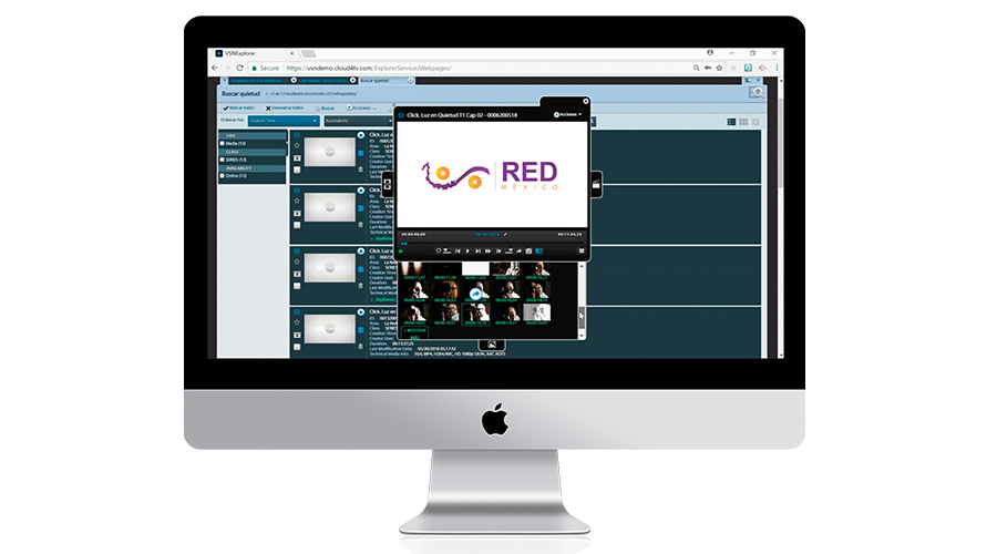 The new cloud platform of La Red Mexico for content exchange, based on VSNExplorer MAM