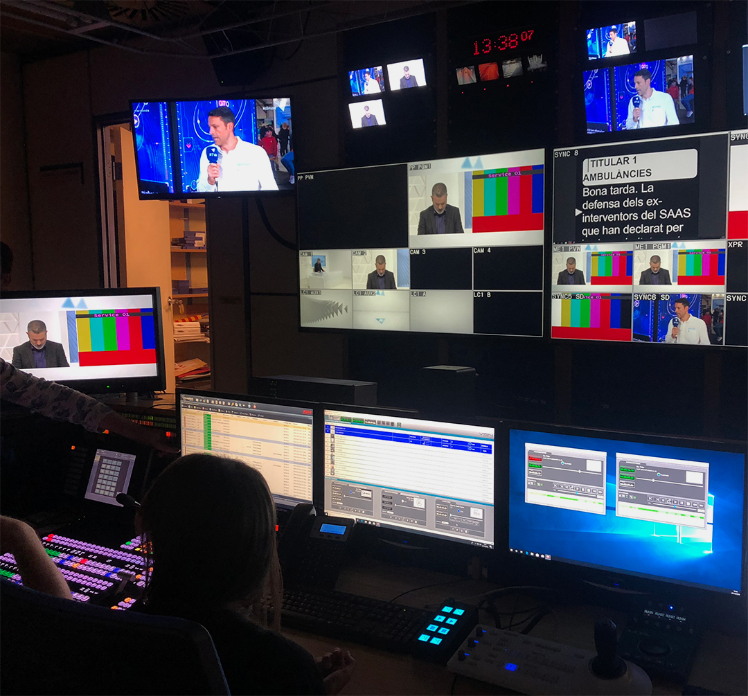 RTVA studios using VSN NewsConnect Andorra RTVA studios using VSN NewsConnect