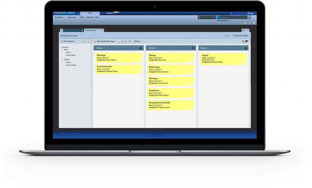 VSN's advanced PAM software VSN's advanced PAM software