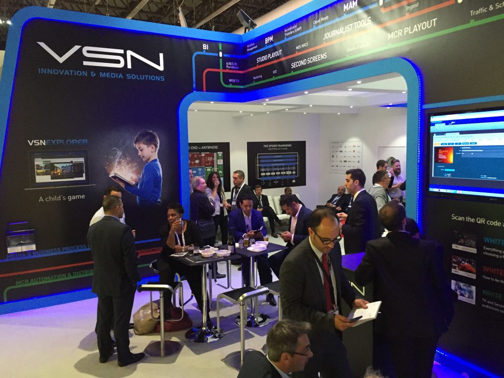 Stand de VSN en IBC 2015.